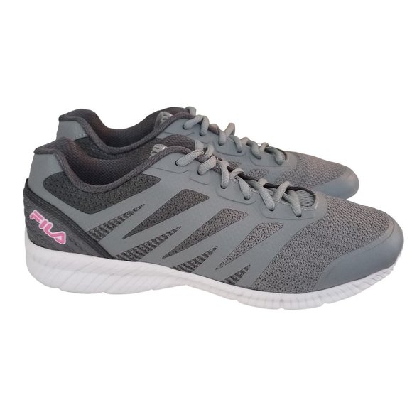 Fila Running Shoes Sneakers Memory Foam Comfort Speedstride 3 Gray Womens SZ 10 - Picture 3 of 8